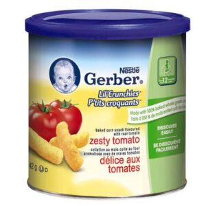 Gerber Lil’ Crunchies, Zesty Tomato, Toddler Snacks 42.0 G Baby Food