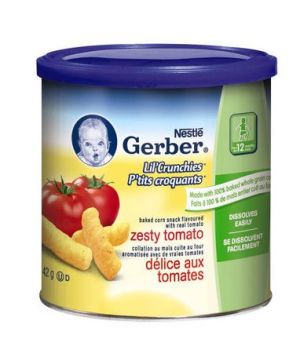 Gerber Lil' Crunchies, Zesty Tomato, Toddler Snacks 42.0 G