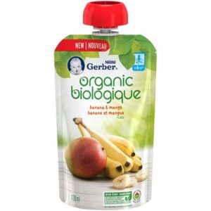 Gerber Organic Pur E, Banana Mango, Baby Food Baby Needs