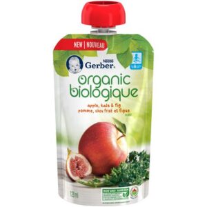 Gerber Organic Pur E, Apple Kale Fig, Baby Food Baby Needs