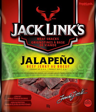 Snacks Ã La Viande De BÅuf SÃ©chÃ© Jack Link’sÂ®, 80 G – Jalapeno Snacks