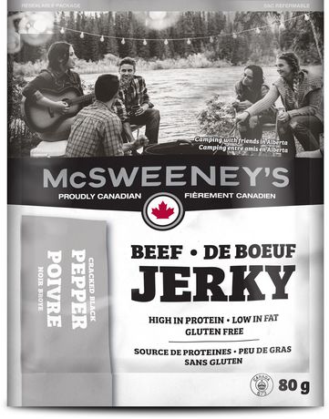 Mcsweenys Mcsweeney’s Cracked Black Pepper Beef Jerky Snacks