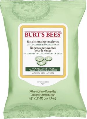 Burt's Bees Facial Cleansing Towelettes Cucumber & Sage