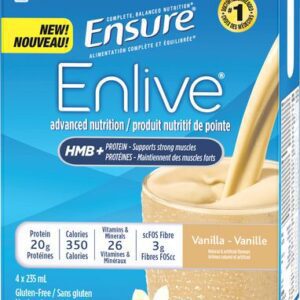 Ensure Protein Max, Complete Balanced Nutrition, Vanilla, 4 X 235 Ml Meal Replacement