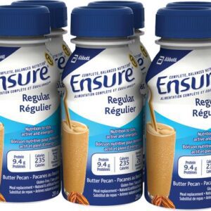 Ensure Regular, Complete Balanced Nutrition, Butter Pecan, 6 X 235 Ml Meal Replacement