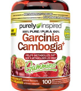 Purely Inspired Garcinia Cambogia+ Mixed Fruit Gummies Diet/Nutritional Supplements