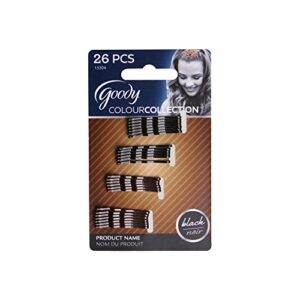 Goody Colour Collection Metallic Small Bobby Pin Black 26 Count Hair Accessories