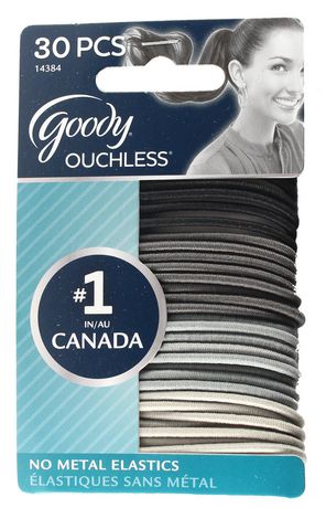 Goody Ouchless Stone No Metal Elastics 2mm - Assorted Multi