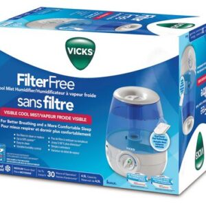Vicks V4600-can Filter Free Cool Mist Humidifier Home Health Care