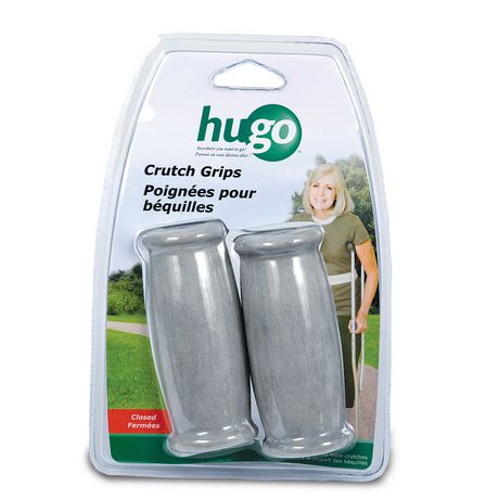 Hugo Crutch Hand Grips, Closed, Pair – 2.0 Ea Mobility Aids