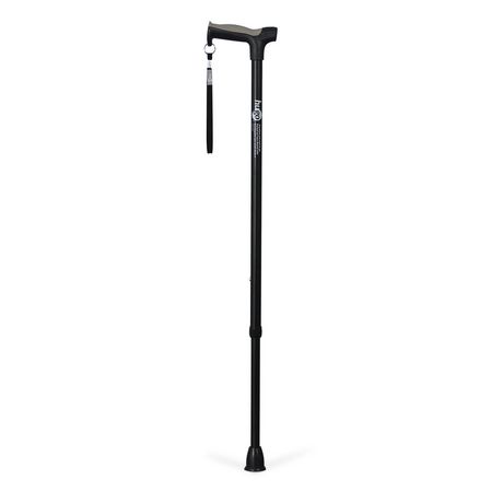 Hugo Adjustable Derby Handle Cane With Reflective Strap – 1.0 Ea Mobility Aids