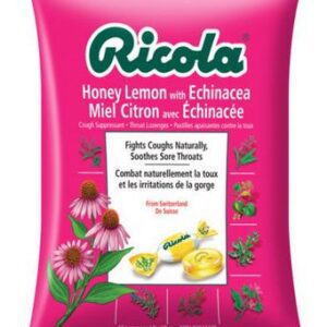 Ricola Honey Lemon With Echinacea Cough Suppressant Throat Drops Cough and Cold