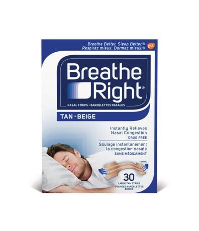 Breathe Right Tan Large Nasal Strips – CTC Health