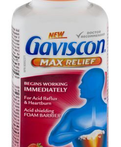 Gaviscon Max Relief Tablet Berry Blend Antacids and Digestive Support