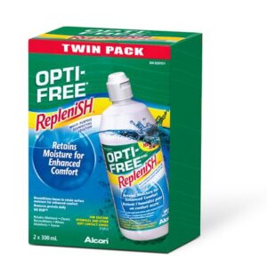 Opti-free Replenish Solution Twin Pack Contact Lens