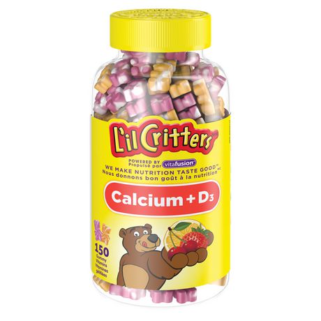 Vitafusion Calcium Plus Vitamin D Gummy Vitamins For Kids 150.0 Count Vitamins And Minerals