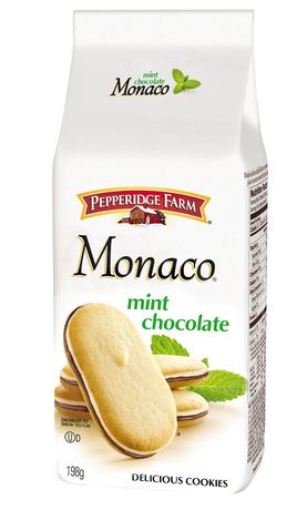 Pepperidge Farm Monaco Mint Chocolate Cookies Food & Snacks