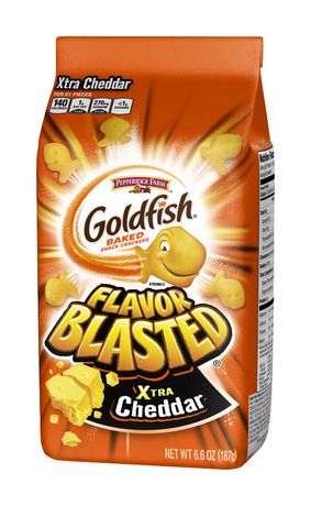 Pepperidge Farm Flavour Blasted Xtreme Cheddar Goldfish Crackers Food & Snacks