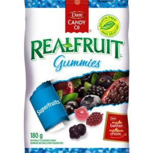 Real Fruit Gummies Dare Realfruit Gummies Superfruits Candy Candy