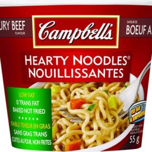 Campbell S Campbell’s Hearty Noodles Beef Flavour Noodles with Vegetables Food & Snacks