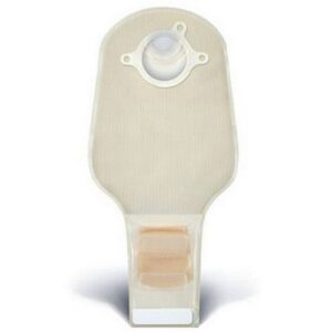 Sur-fit Natura 2-piece Drainable Pouch Mold-to-fit, 2-1/4'' Flange, Integrated Closure, Opaque, Box Of 20
