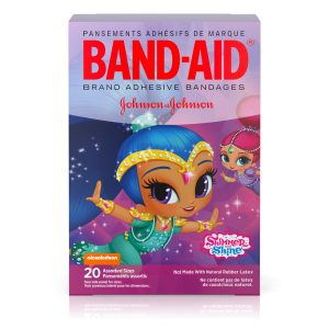 Band-aid Adhesive Bandages For Kids, Shimmer Shine 20.0 Ea Bandages and Dressings