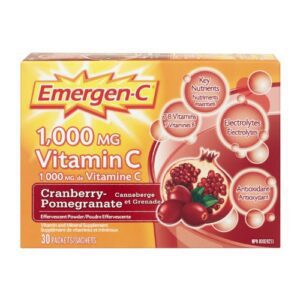 Emergen-C 1,000Mg Vitamin C, Cranberry Pomegranate Vitamins And Minerals