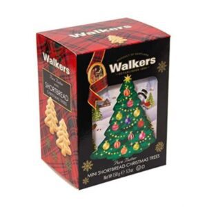 Walkers Shortbread Christmas Tree Mini Cookies with 3D Gift Box, 5.3 Ounce Food & Snacks