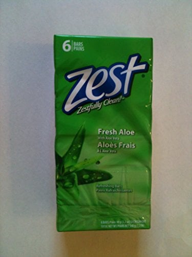 Zest Aqua Family Deodorant Bars, 6 Bars Soap