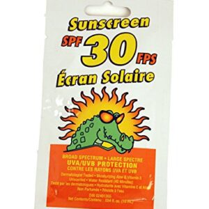 Croc Bloc 12310 SPF 30 Sunscreen Lotion, Croc Pac Broad Spectrum Individual Use, 10 ML Sun Care