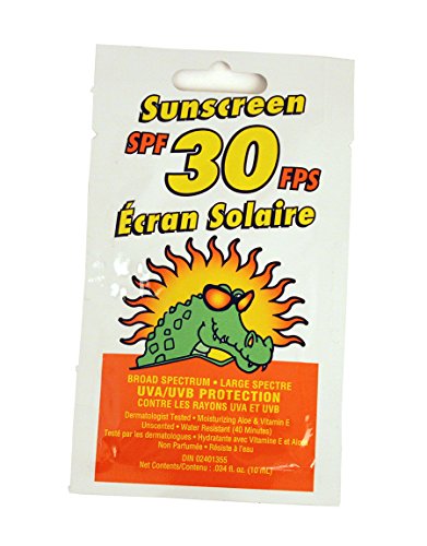 Croc Bloc 12310 SPF 30 Sunscreen Lotion, Croc Pac Broad Spectrum Individual Use, 10 ML Sun Care