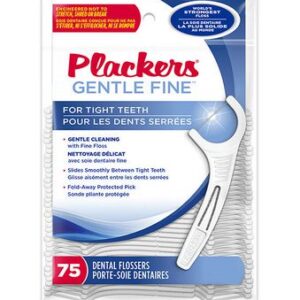 Plackers Gentle Fine Dental Flossers Oral Hygiene