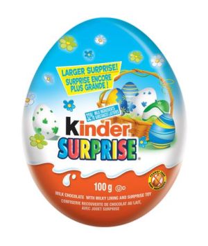 Ferrero Kinder Surprise Milk Chocolate With Milky Lining & Surprise Toy