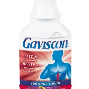 Gaviscon Regular Strength Liquid Soothing Fruit Blend Antacids / Laxatives