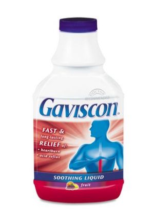 Gaviscon Regular Strength Liquid Soothing Fruit Blend