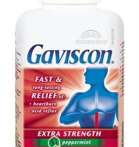 Gaviscon Gaviscon Extra Strength Chewable Foamtabs Peppermint With Cooling Action 60.0 Ea Antacids and Digestive Support