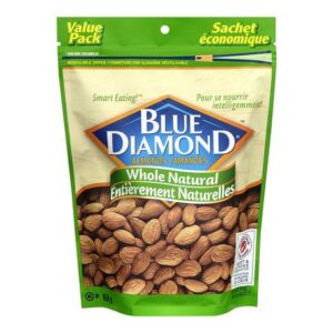 Blue Diamond Whole Natual Almonds Food & Snacks