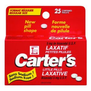 Carter’s Little Pills Laxatives, Fibre and Anti-Diarrheals