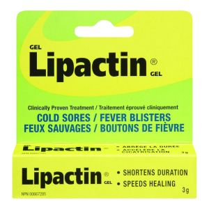 Lipactin Gel Cold Sore and Dry Mouth Treatments