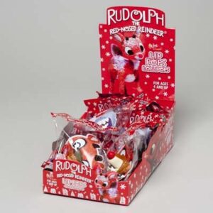 Flix Rudolph Lip Pops Lollipops – 0.8 Oz Confections