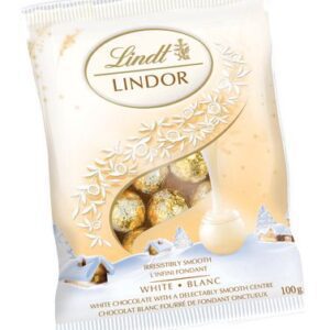 Lindt Lindor Mini Ball Irresistibly Smooth White Chocolate Confections