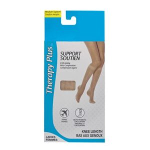 Therapy Plus Therapy Plus Knee High Beige/bisque One Size Soft Lines