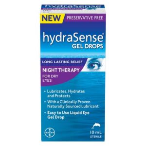 Hydrasense Eye Gel Drops Night Therapy For Dry Eyes Eye Preparations