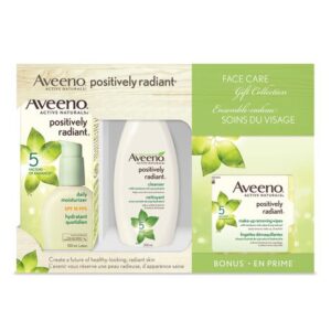 Aveeno Active Naturals Positively Radiant Face Care Gift Set Skin Care