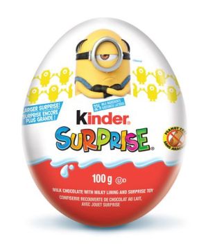 Ferrero Kinder Surprise Milk Chocolate With Milky Lining And Surprise Toy