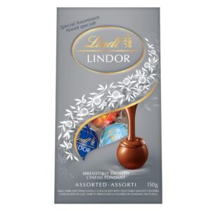Lindt Lindor Limited Edition Assorted Milk, Dark and Stracciatella Bag Confections