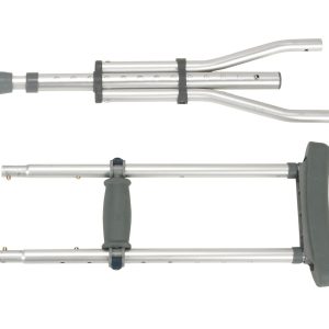 Knock Down Universal Aluminum Crutches, 1 Pair Mobility Aids