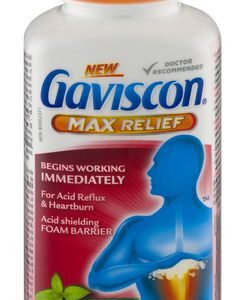 Gaviscon Gaviscon Max Relief Chewable Foamtabs Peppermint With Cooling Action 50.0 Ea Antacids and Digestive Support