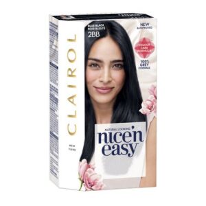 Clairol Nice’n Easy Permanent Hair Color 1.0 Kit Black Hair Colour Treatments
