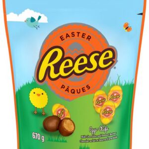 REESE Milk Chocolate and Peanut Butter Easter Eggs Candy 670.0 G Confections